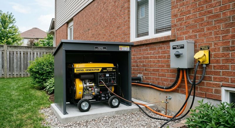 Diesel Generator Installation in Prescott Valley, AZ